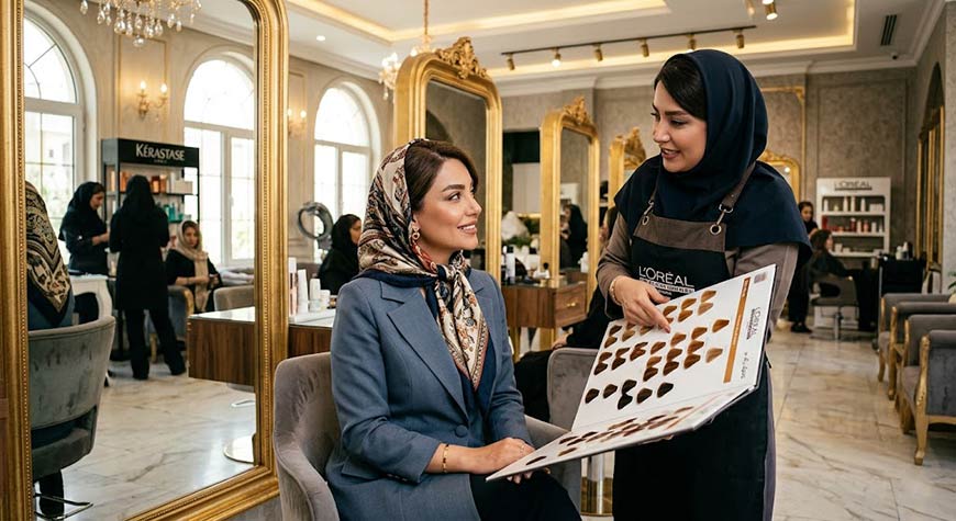 راهنمای انتخاب رنگ موی عروس بر اساس تناژ پوست و فصل 2 انتخاب رنگ موی عروس بر اساس تناژ پوست