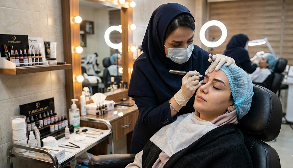 میکروبلیدینگ یا فیبروز ابرو؟ | بررسی ماندگاری، عوارض و مراقبتهای بعد از آن 3 فیبروز ابرو (Powder Brows / Ombre Brows)